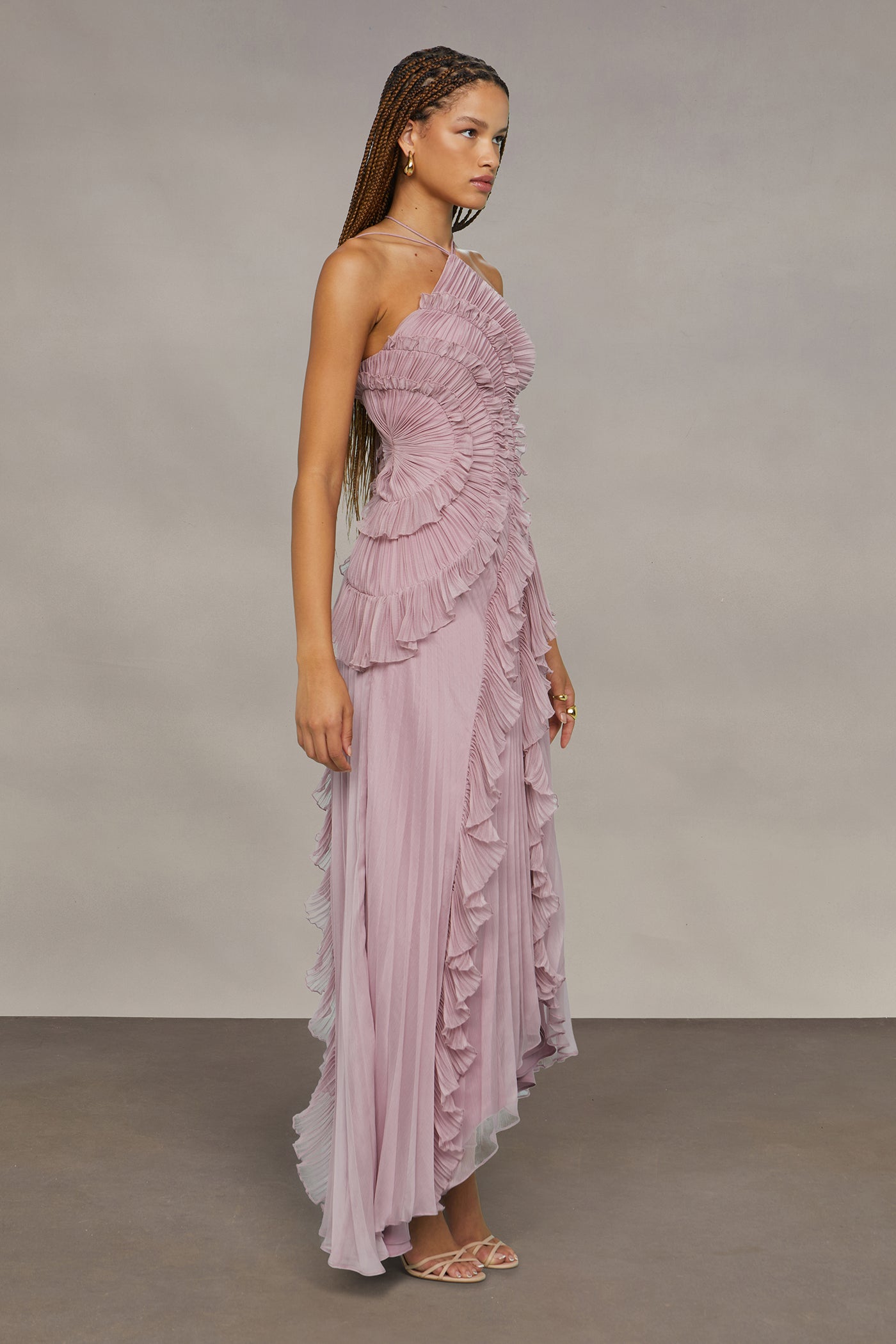 Vienne | Nymira Halter Maxi Dress
