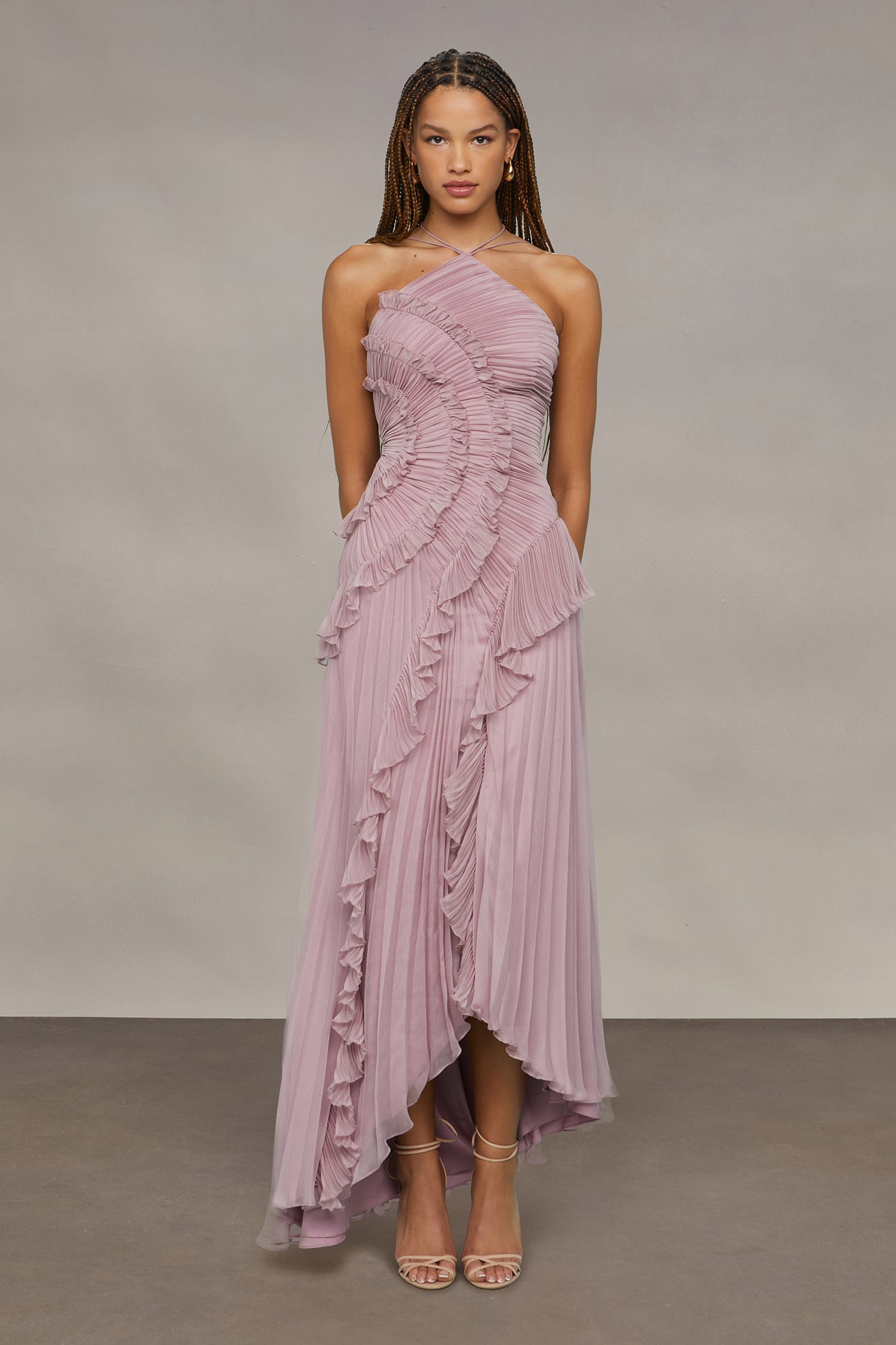 Vienne | Nymira Halter Maxi Dress