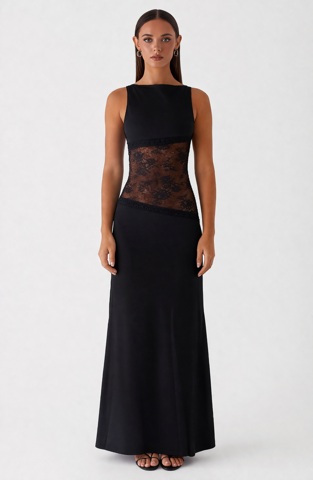 Vienne | Elowen Lace Waist Maxi Dress