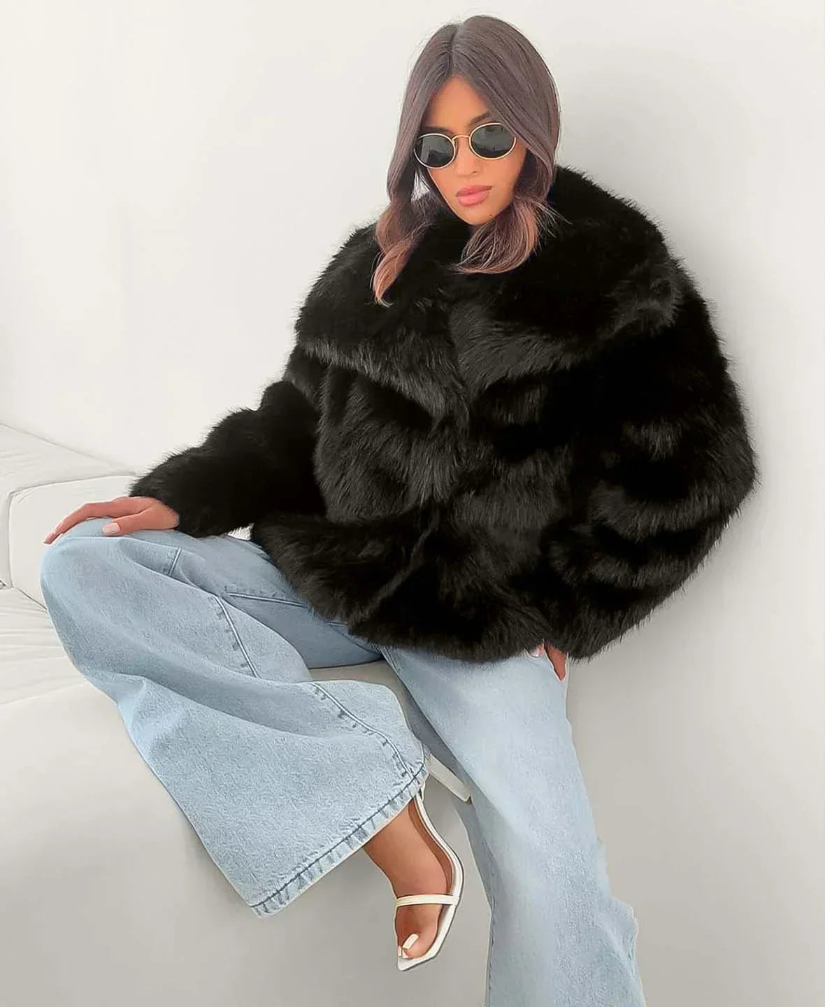 Vienne | Seraphine Faux Fur Coat