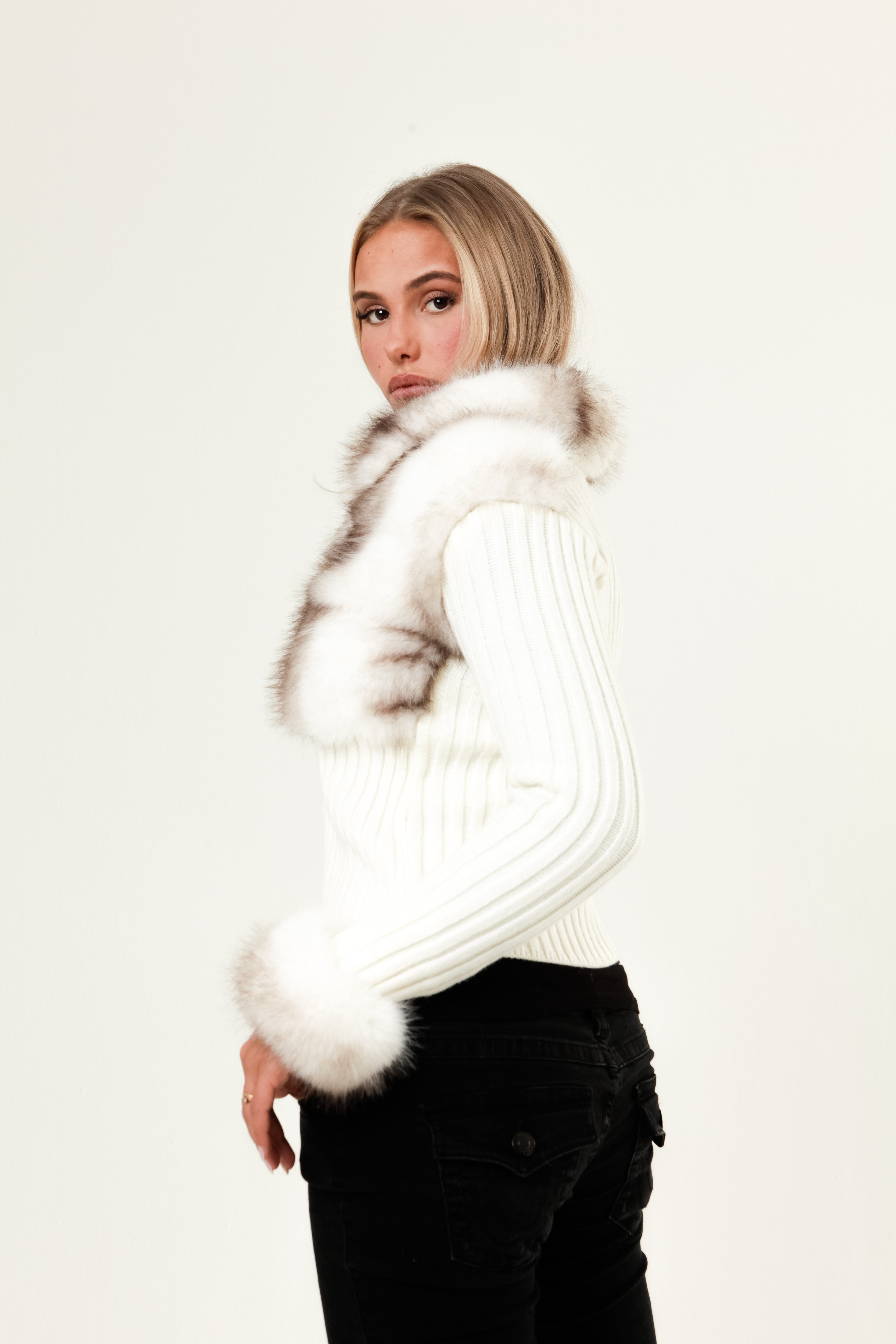 Vienne | Elara Fur Cardigan