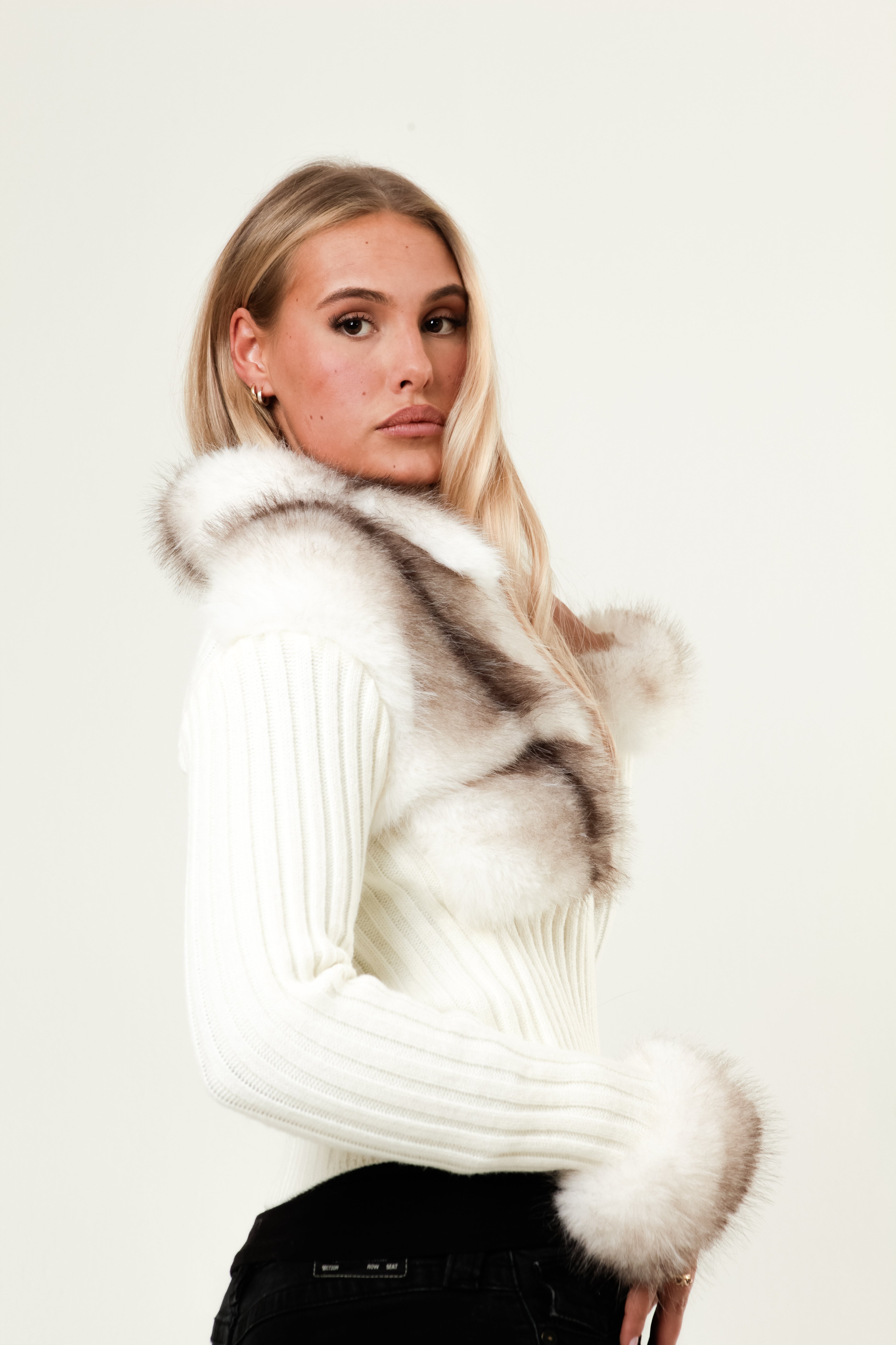 Vienne | Elara Fur Cardigan