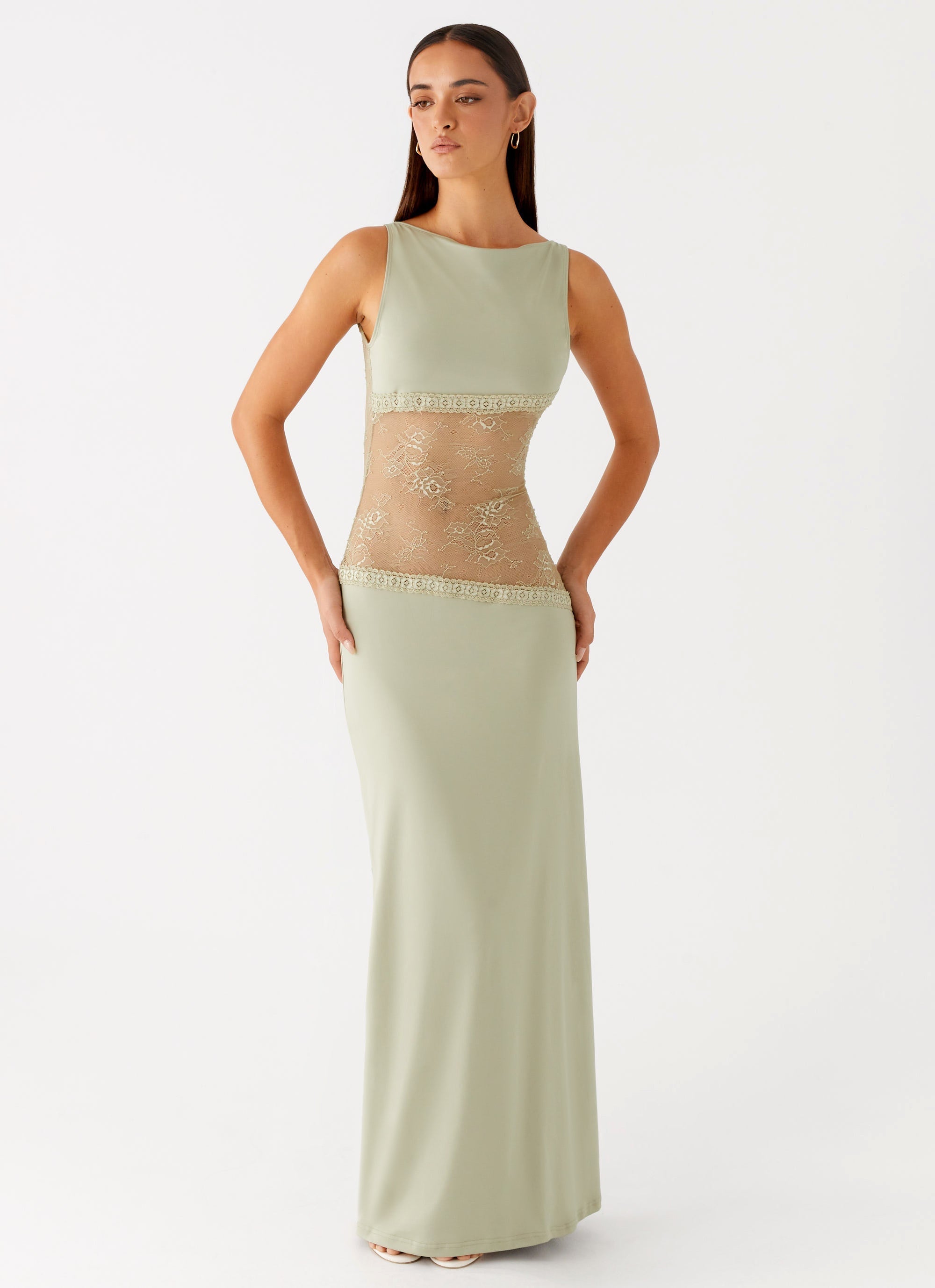 Vienne | Elowen Lace Waist Maxi Dress