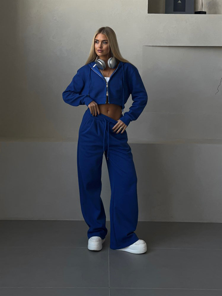 Vienne | Liora Cropped Hoodie Set