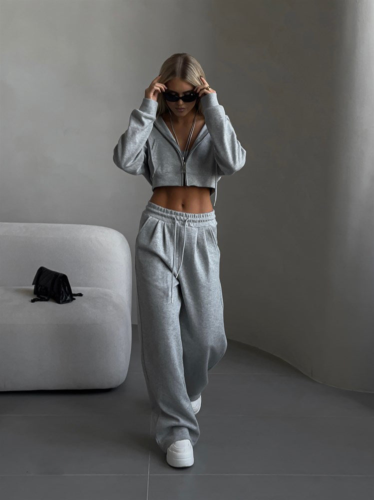 Vienne | Liora Cropped Hoodie Set