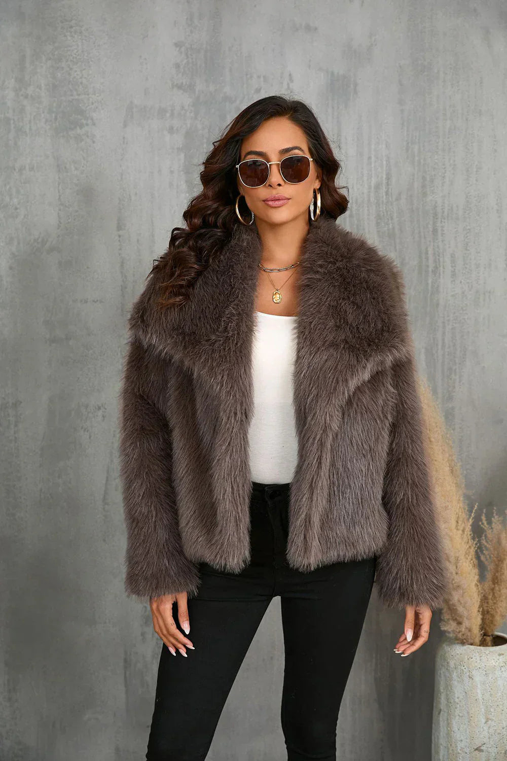 Vienne | Seraphine Faux Fur Coat