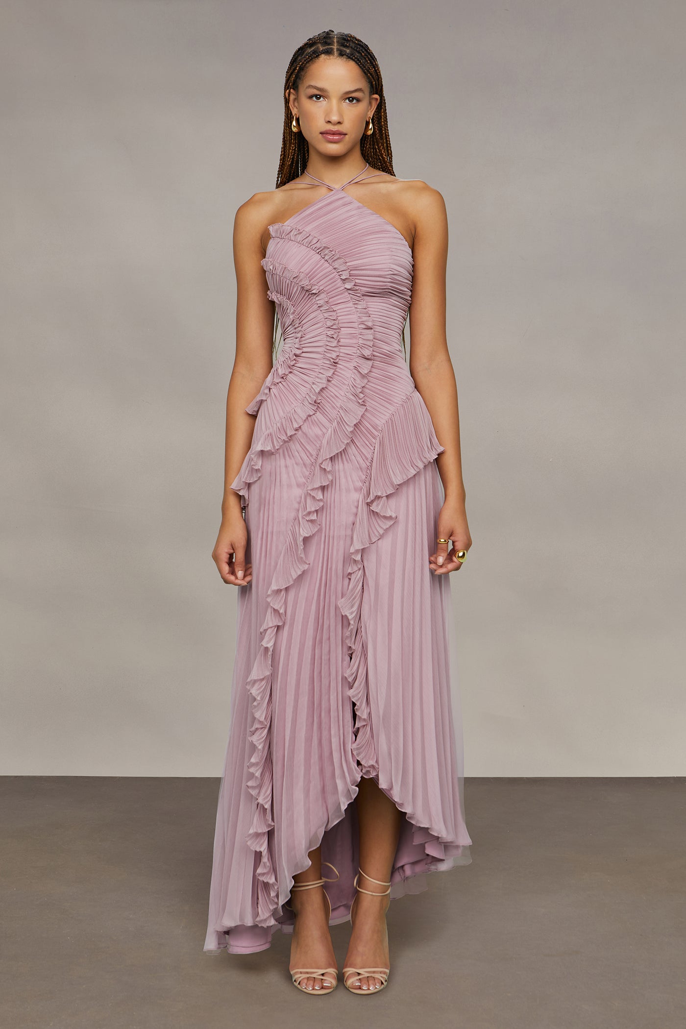 Vienne | Nymira Halter Maxi Dress