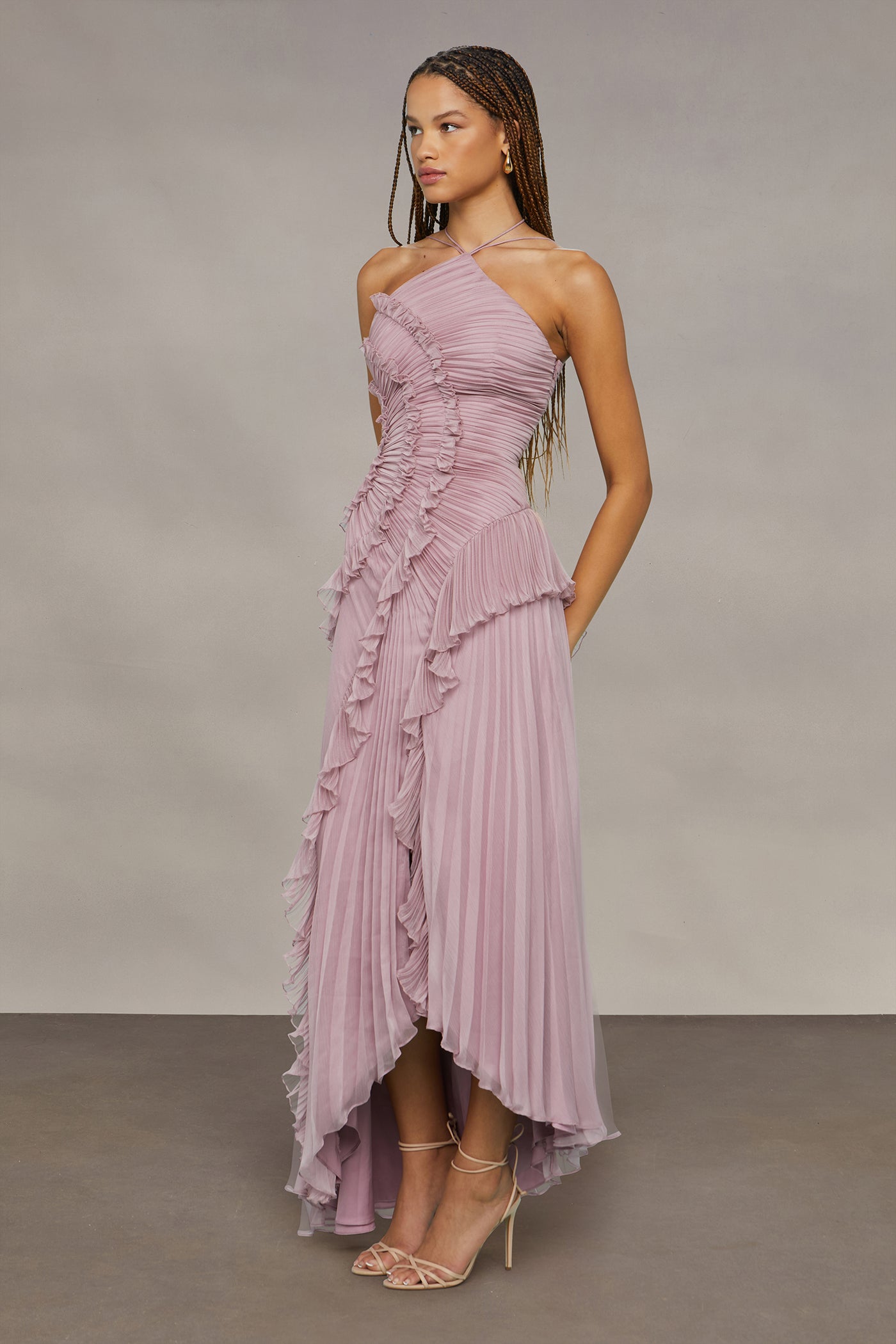 Vienne | Nymira Halter Maxi Dress