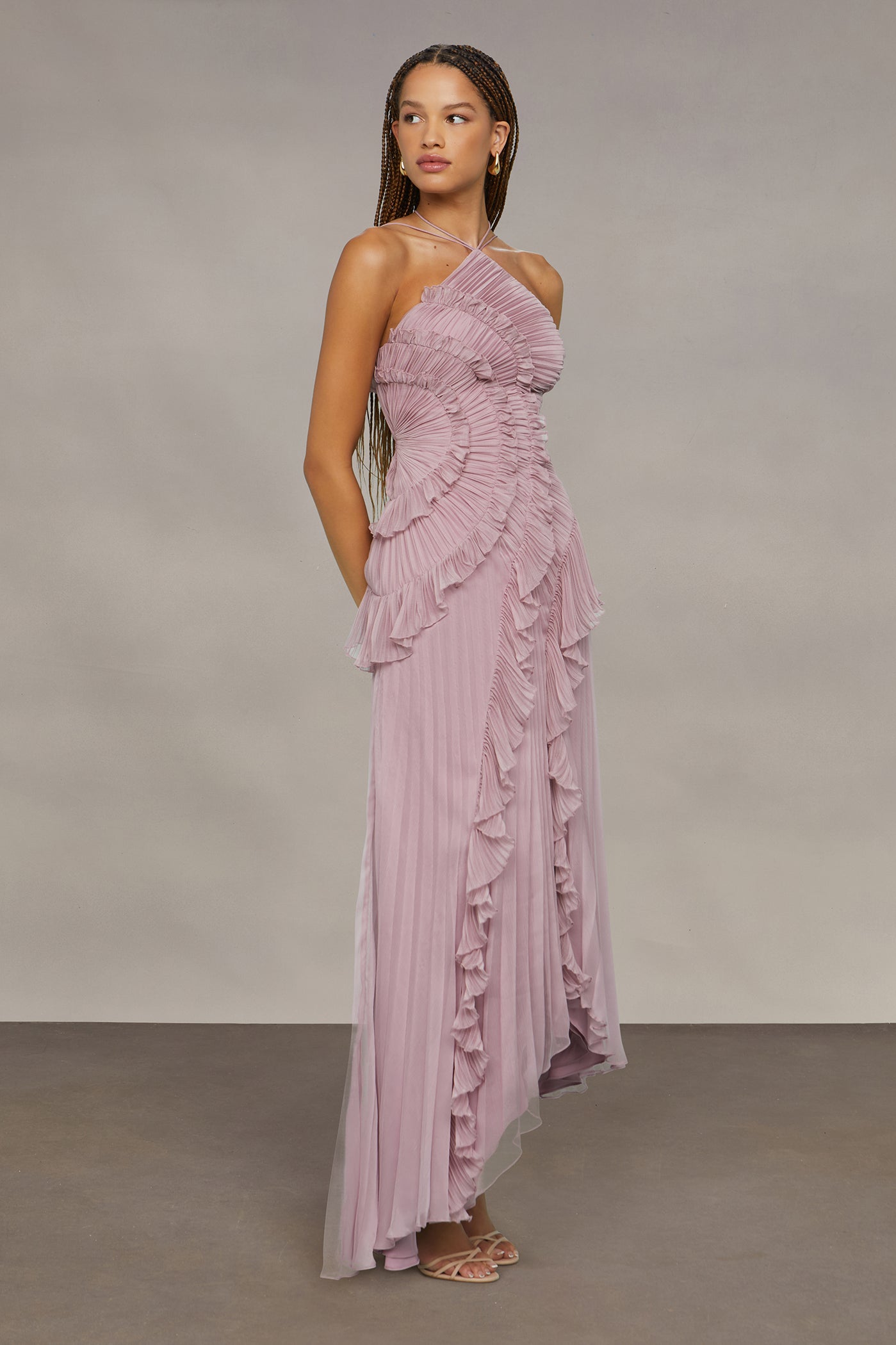 Vienne | Nymira Halter Maxi Dress