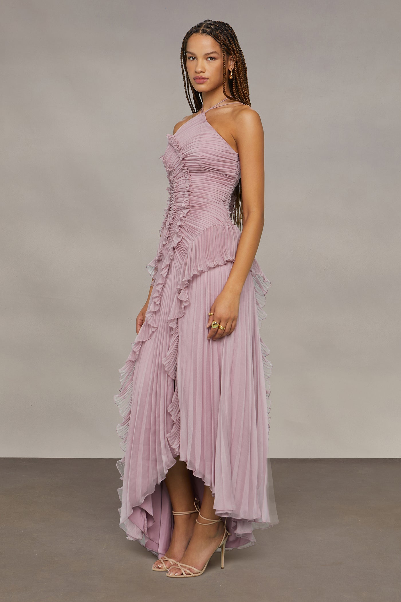 Vienne | Nymira Halter Maxi Dress