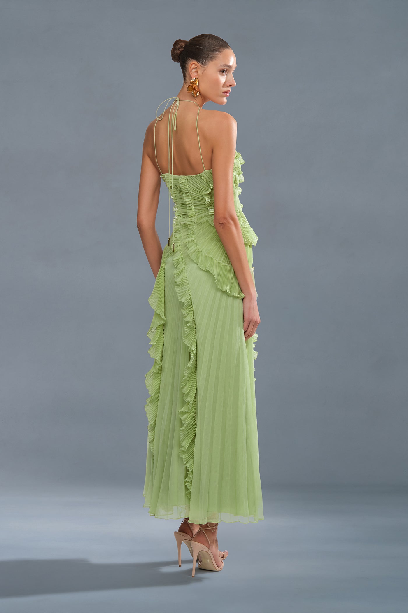 Vienne | Nymira Halter Maxi Dress