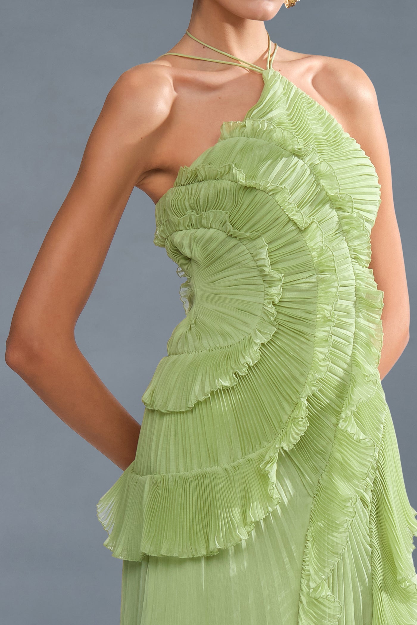 Vienne | Nymira Halter Maxi Dress