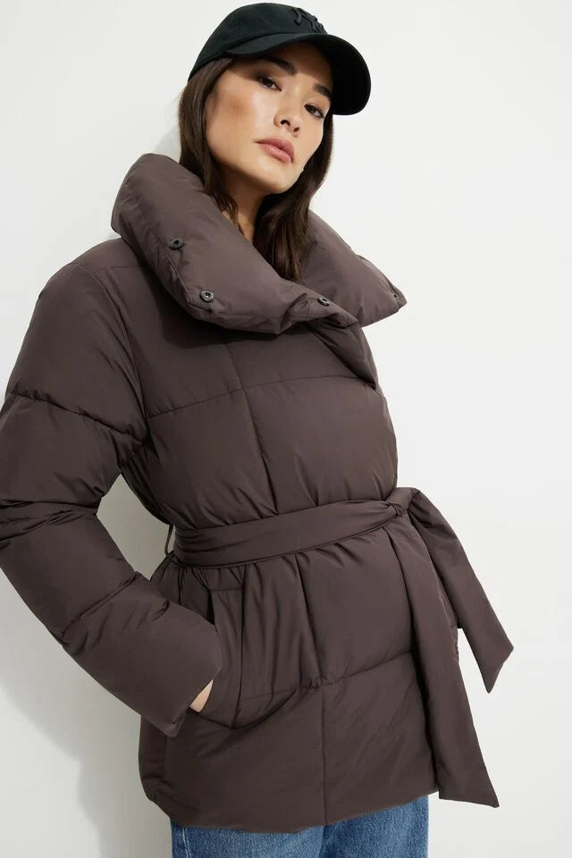 Vienne | Selina Belted Puffer Jacket