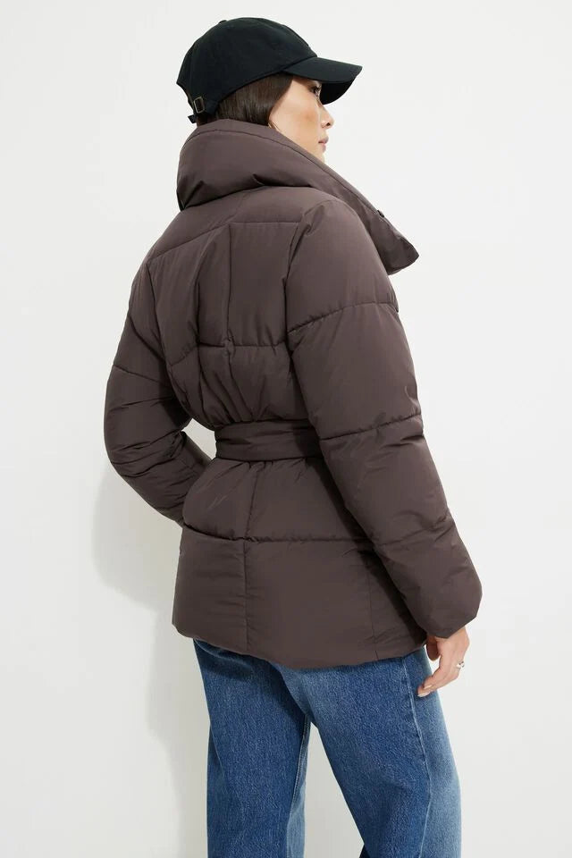 Vienne | Selina Belted Puffer Jacket