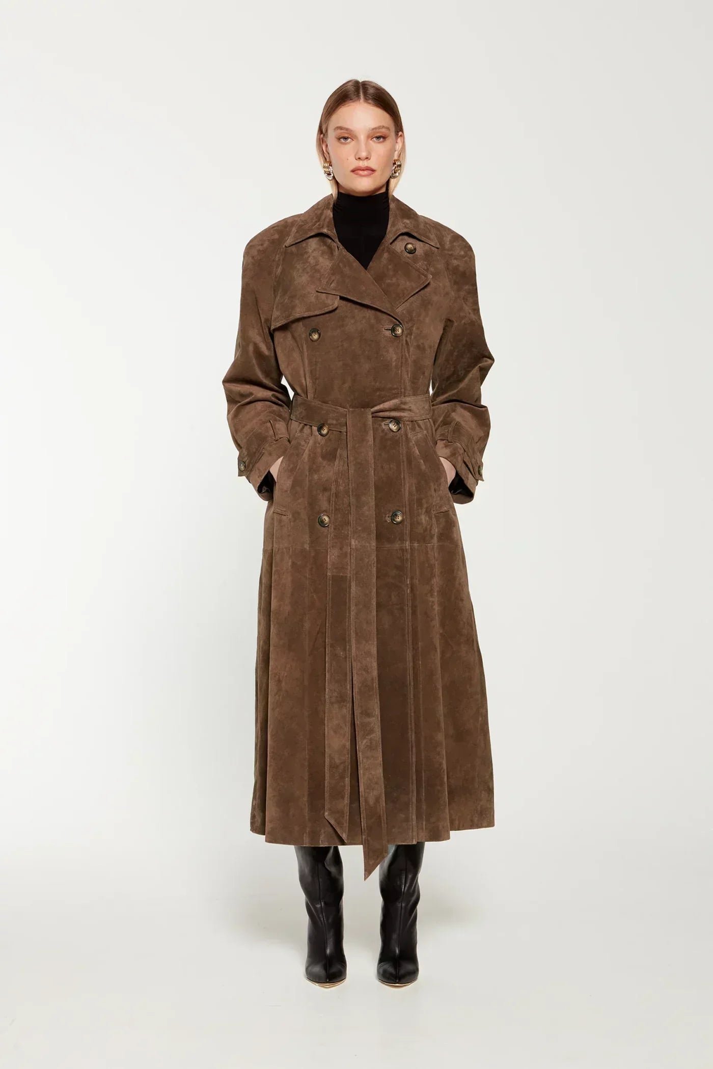Vienne | Isolde Suede Trenchcoat