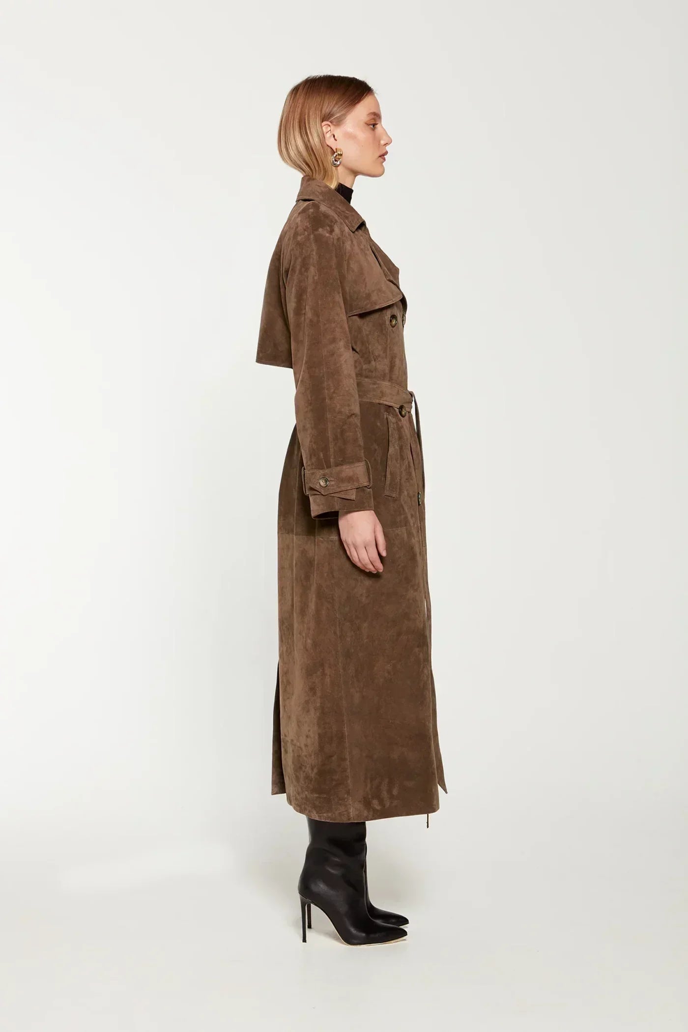 Vienne | Isolde Suede Trenchcoat