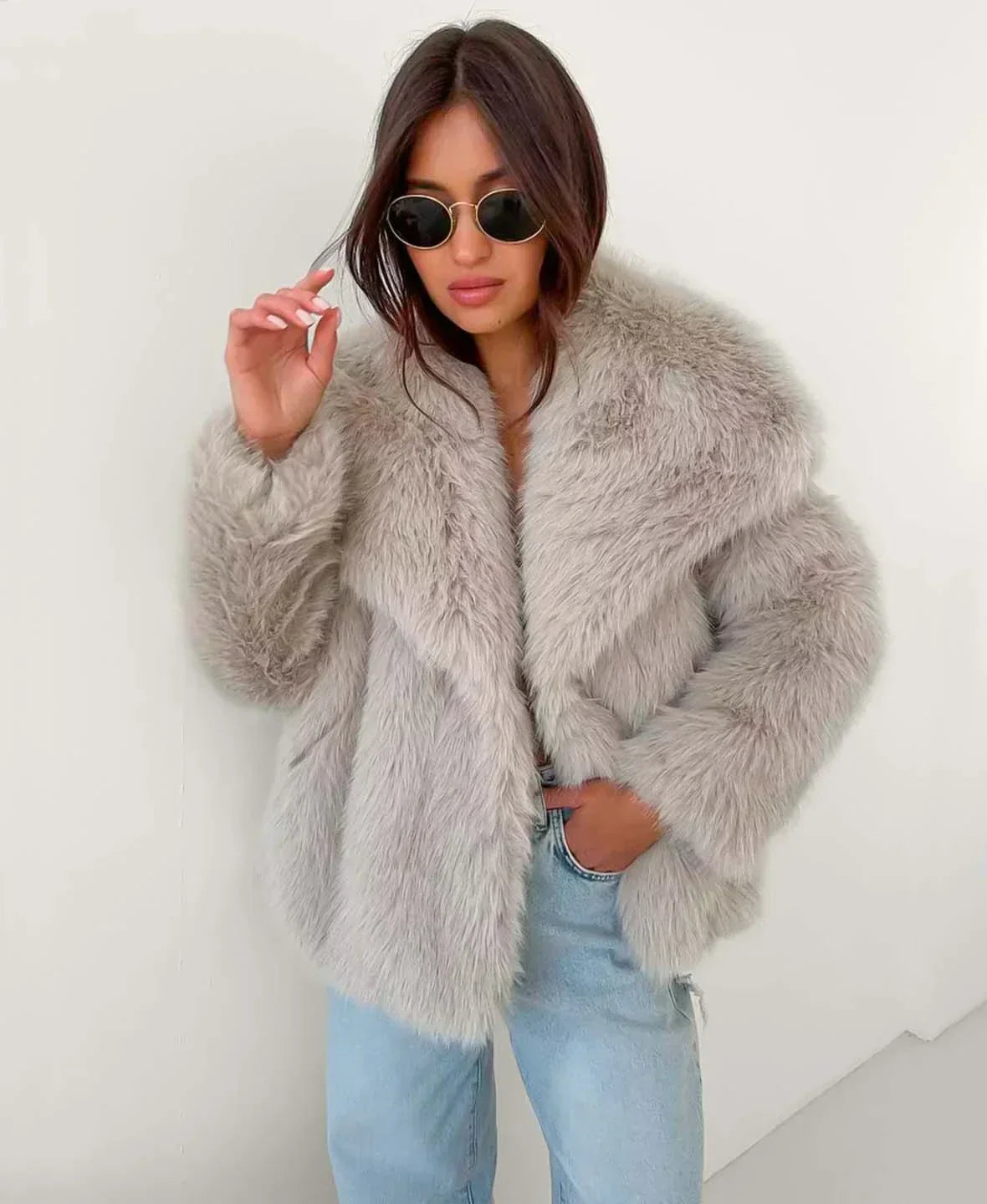 Vienne | Seraphine Faux Fur Coat