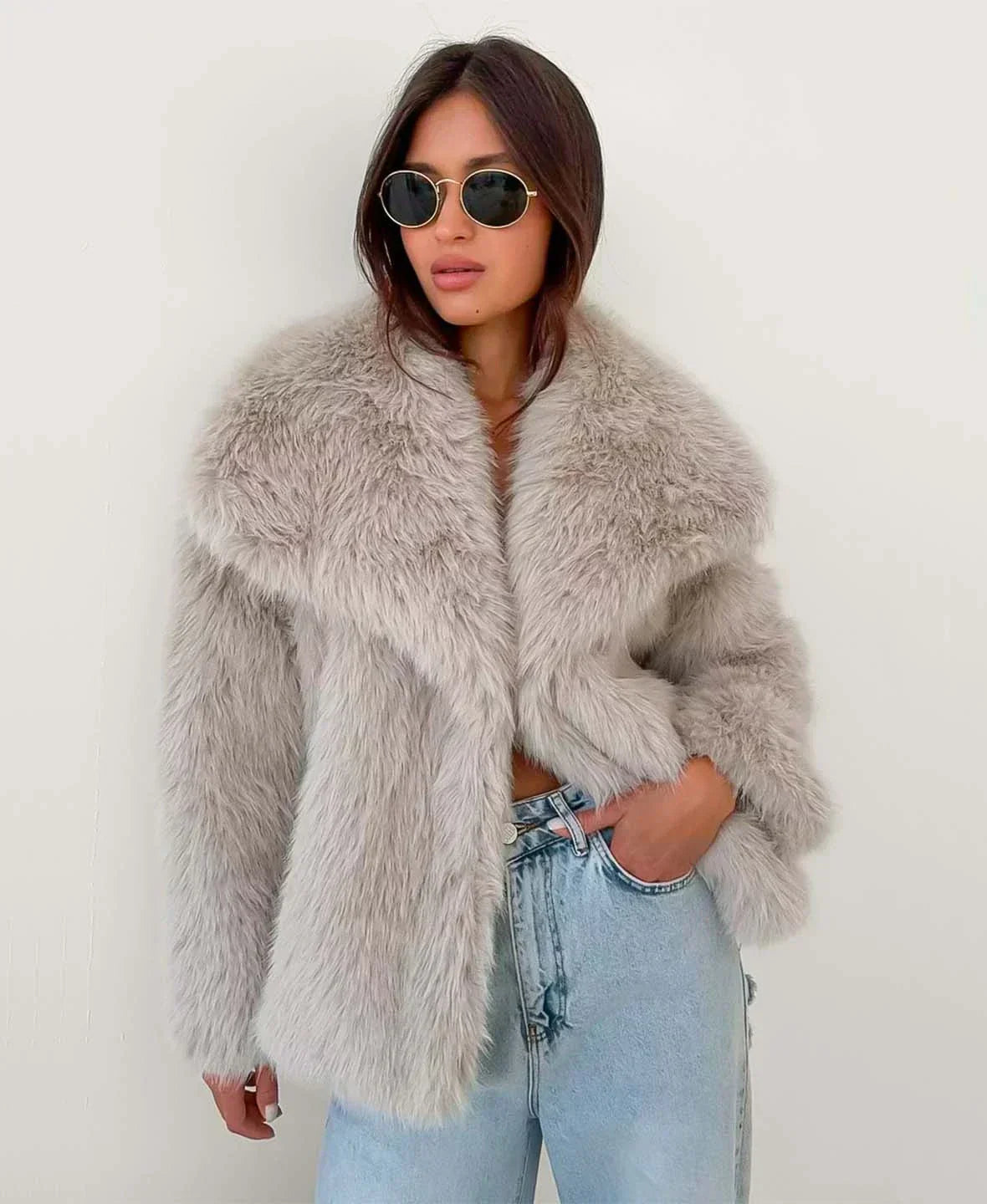 Vienne | Seraphine Faux Fur Coat