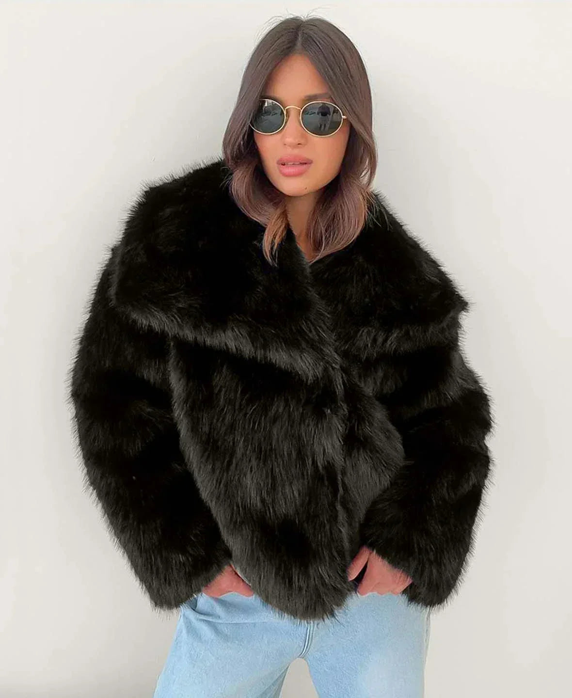Vienne | Seraphine Faux Fur Coat