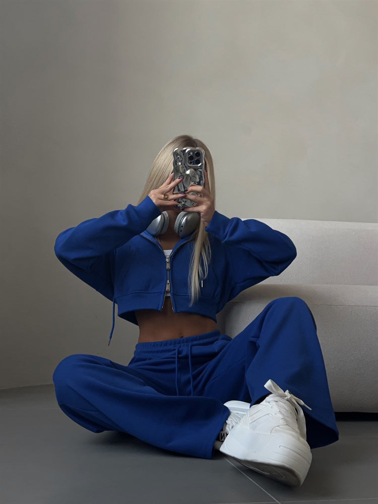 Vienne | Liora Cropped Hoodie Set