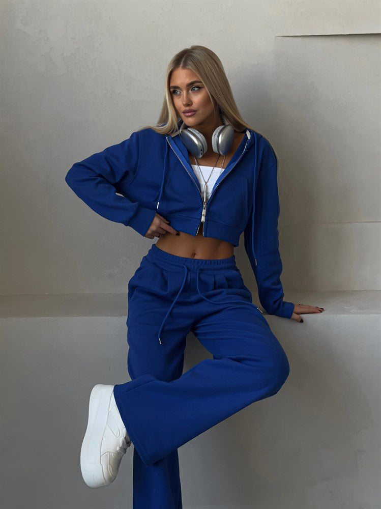 Vienne | Liora Cropped Hoodie Set