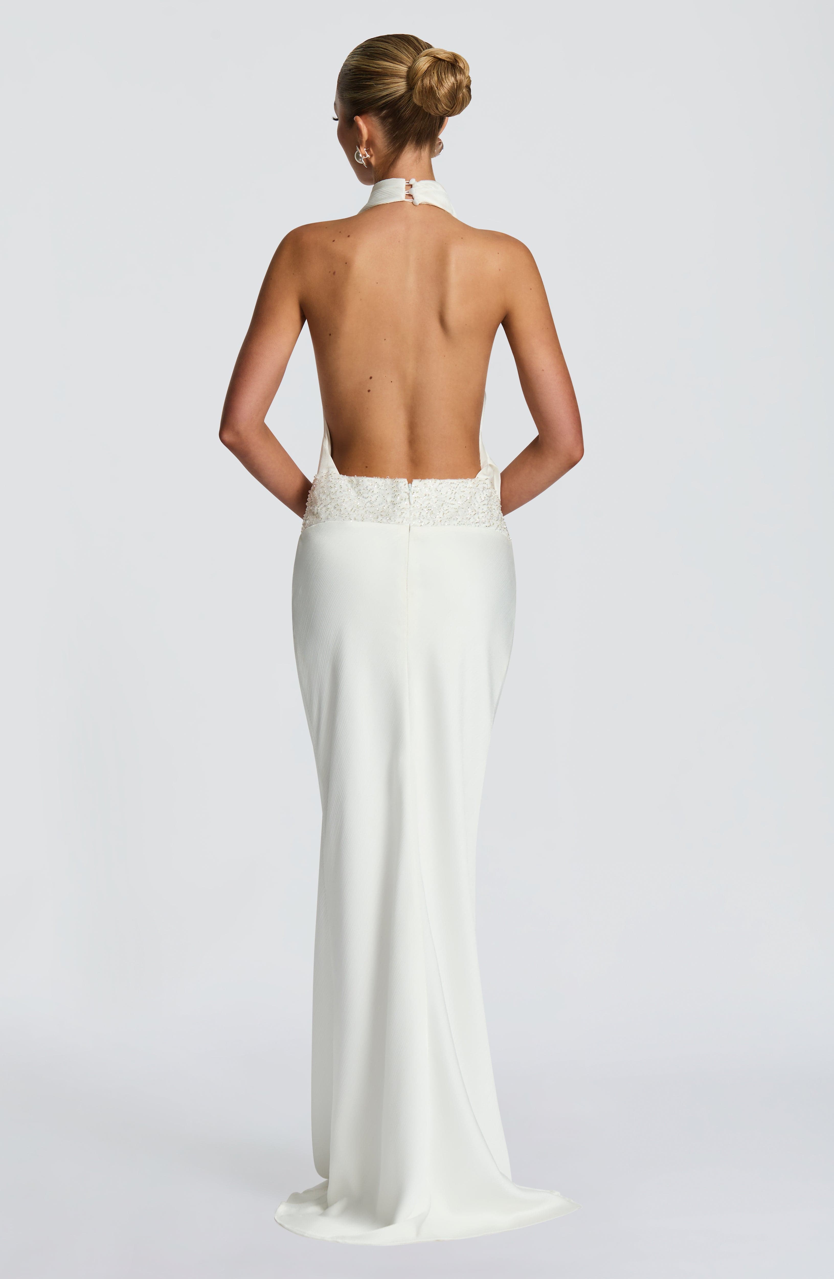Vienne | Celine Satin Maxi Dress